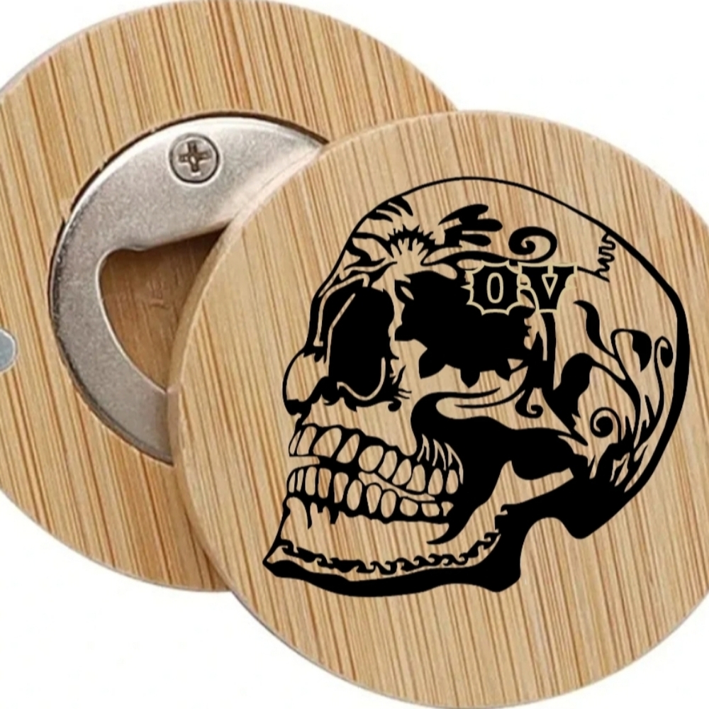 Skull bottle opener